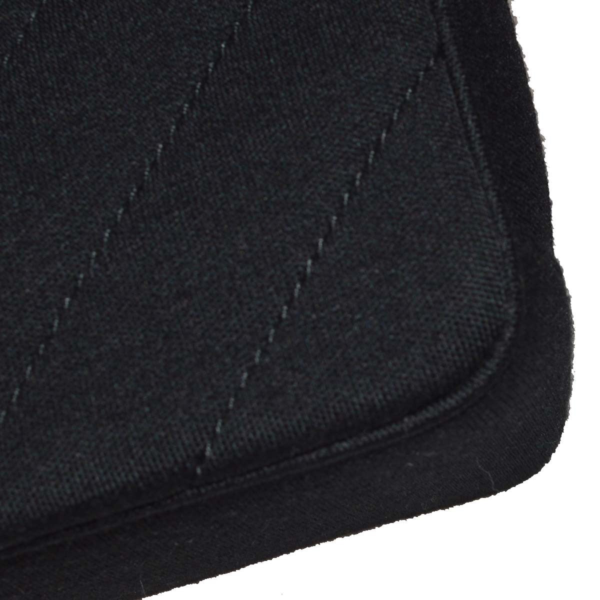 Chanel Vintage Pocket Camera Chevron Jersey Black Canvas Handbag (Pre-Owned)