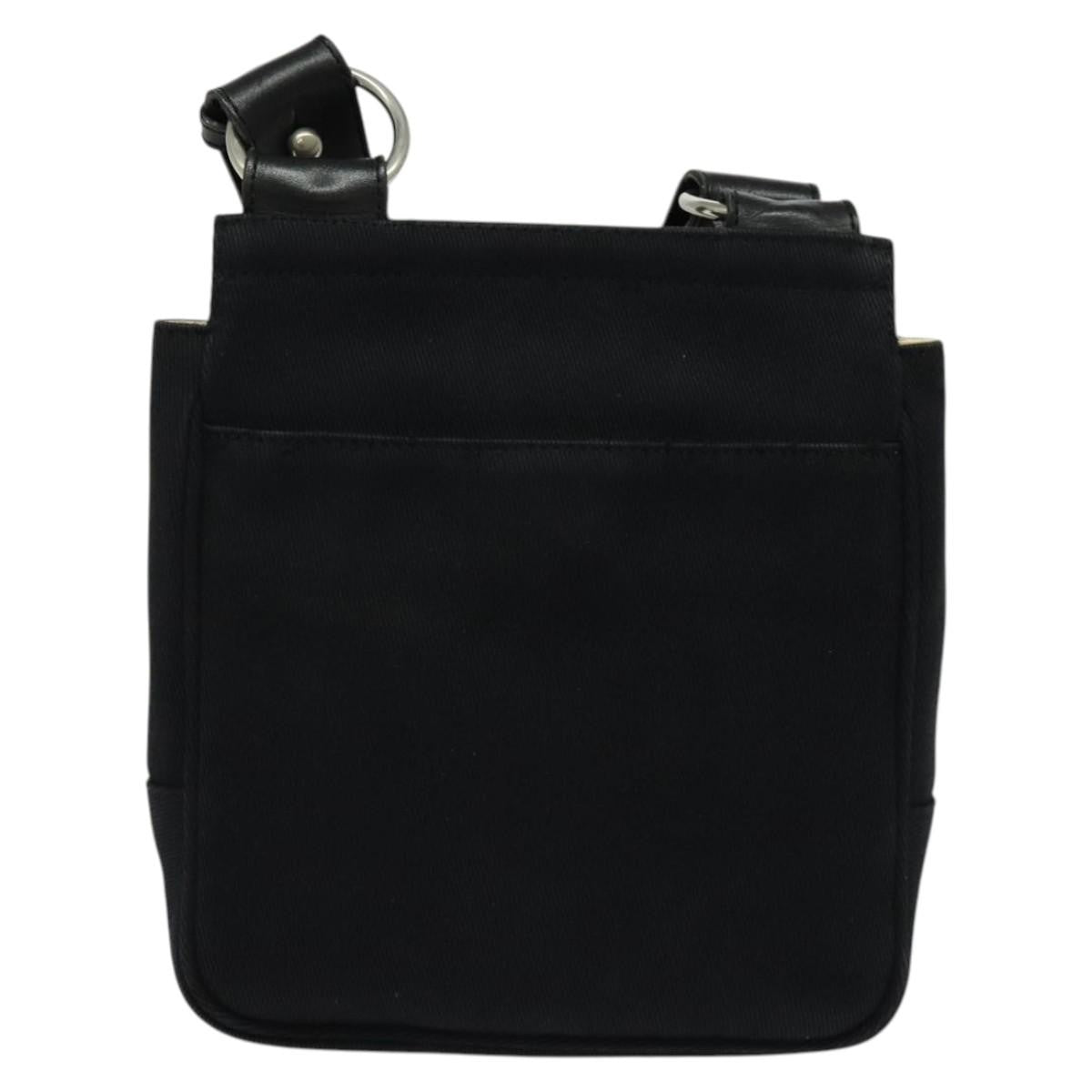 Burberry Blue Label Canvas Black Canvas Shoulder Bag Bag (Pre-Owned)
