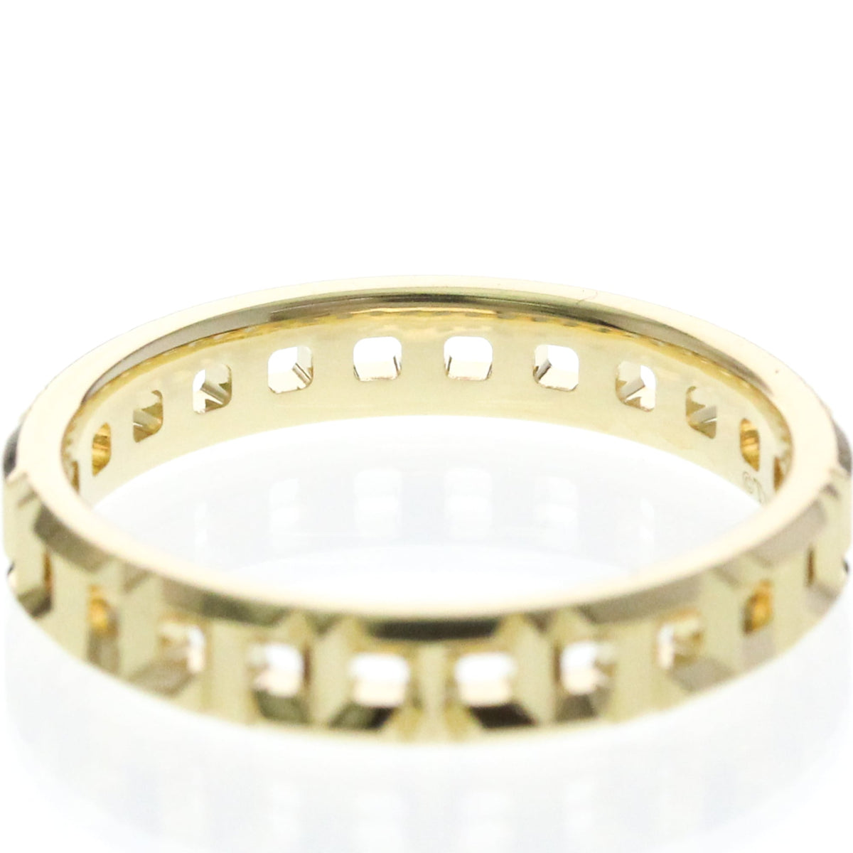Tiffany & Co. T True 18K Yellow Gold Gold Yellow_Gold Ring Jewelry (Pre-Owned)