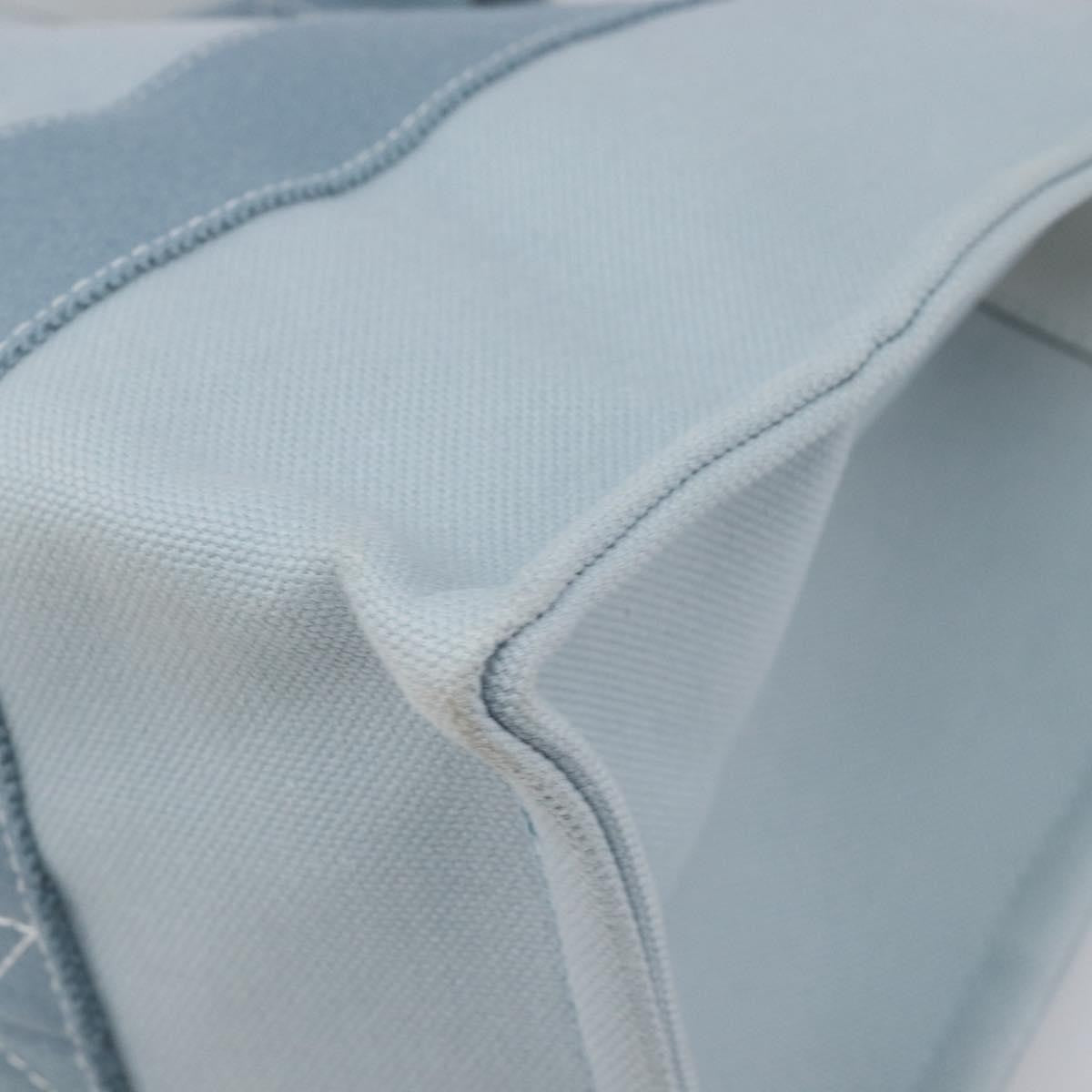 Hermes Bora Bora Toile Blue Canvas Tote Bag Bag (Pre-Owned)