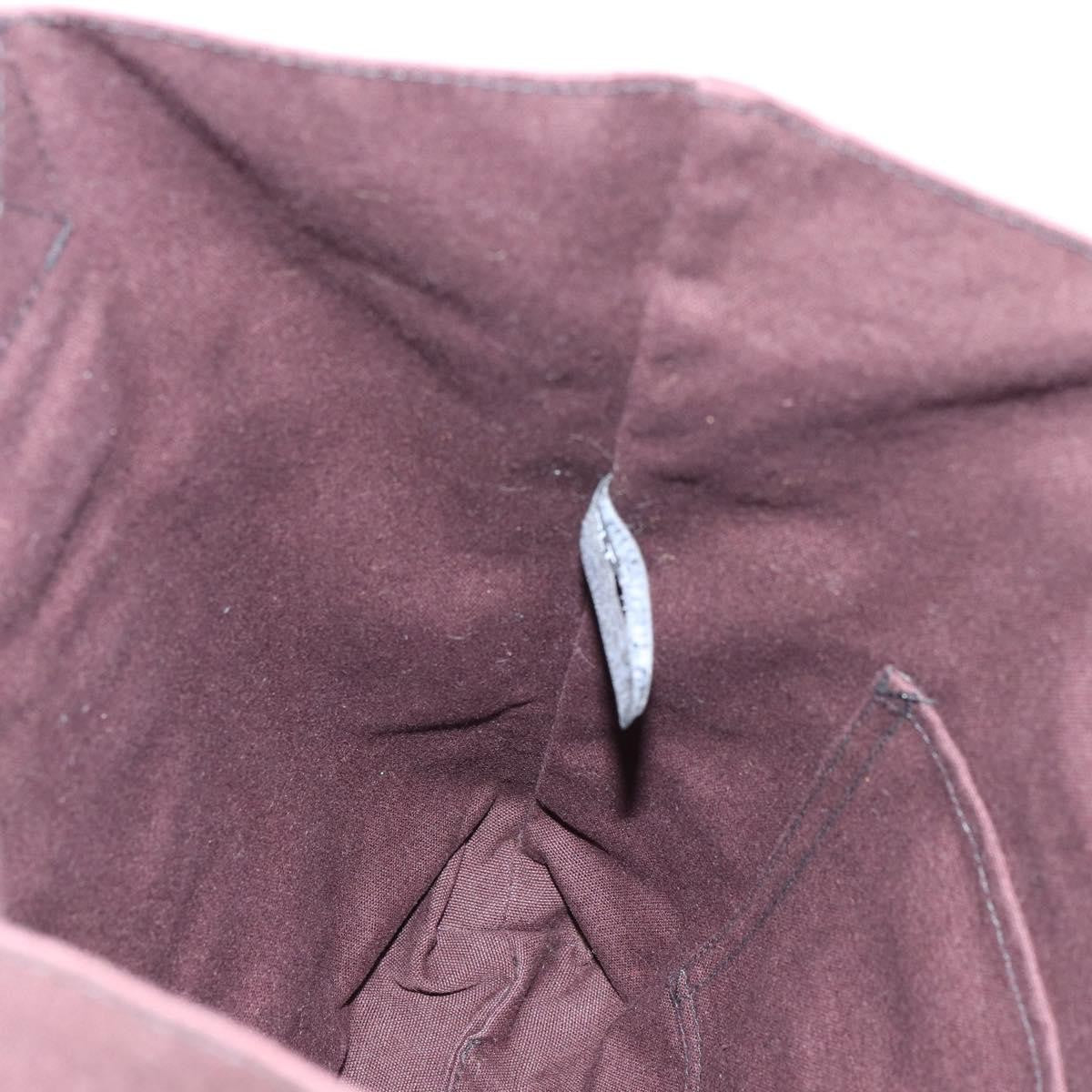 Hermes Fourre-Tout Herline Fourre-Tout Herline Burgundy Canvas Tote Bag Bag (Pre-Owned)