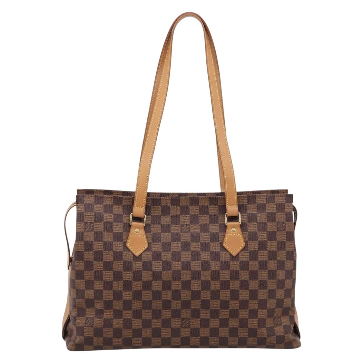 Louis Vuitton Chelsea Centenaire Damier Brown Canvas Handbag (Pre-Owned)