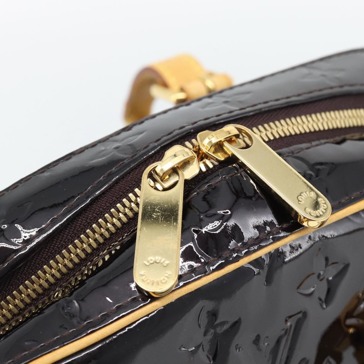 Louis Vuitton Summit Drive Monogram Vernis Black Patent_Leather Handbag (Pre-Owned)