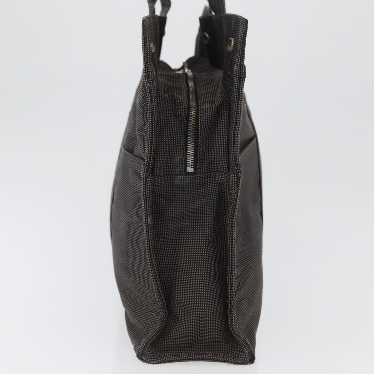 Hermes Fourre-Tout Herline Canvas Gray Canvas Tote Bag Bag (Pre-Owned)