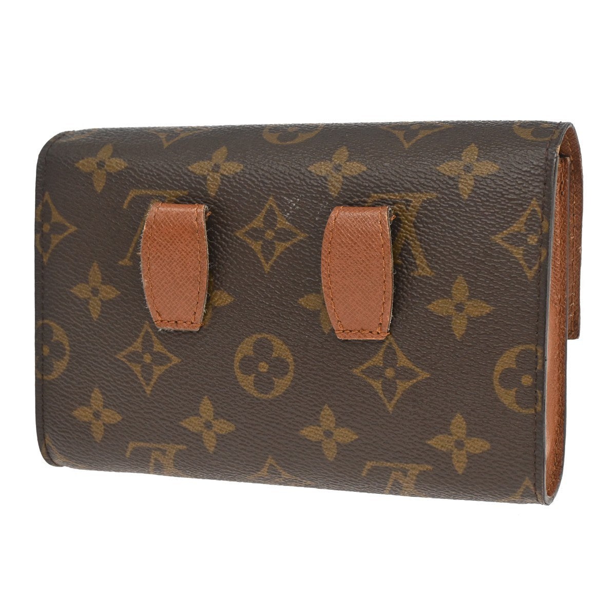 Louis Vuitton Pochette Arche Waist Monogram Canvas Brown Canvas Handbag (Pre-Owned)