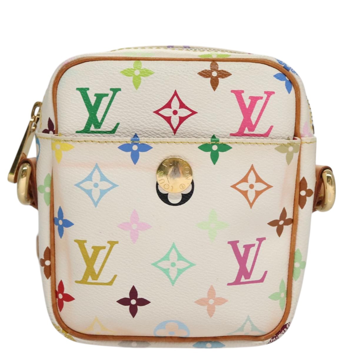 Louis Vuitton Rift Monogram Multicolor White Canvas Shoulder Bag Bag (Pre-Owned)