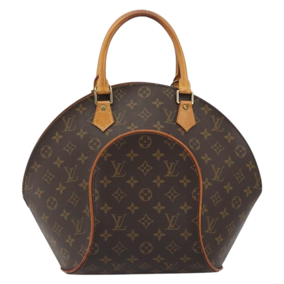 Louis Vuitton Ellipse Monogram Canvas Brown Canvas Handbag (Pre-Owned)