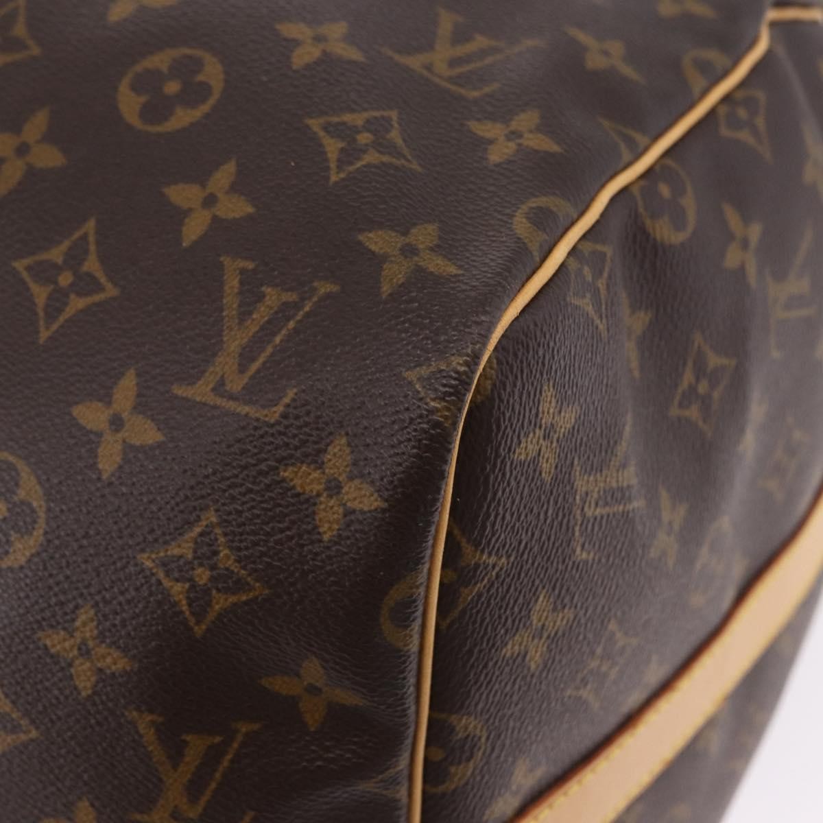 Louis Vuitton Keepall Bandouliere Monogram Canvas Brown Canvas Travel Bag Bag (Pre-Owned)