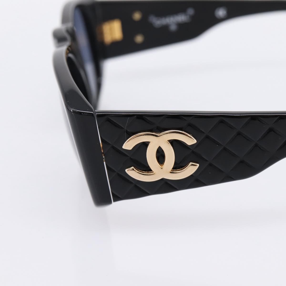 Chanel Logo Cc Plastic Black Plastic Sunglasse Accessory (Pre-Owned)