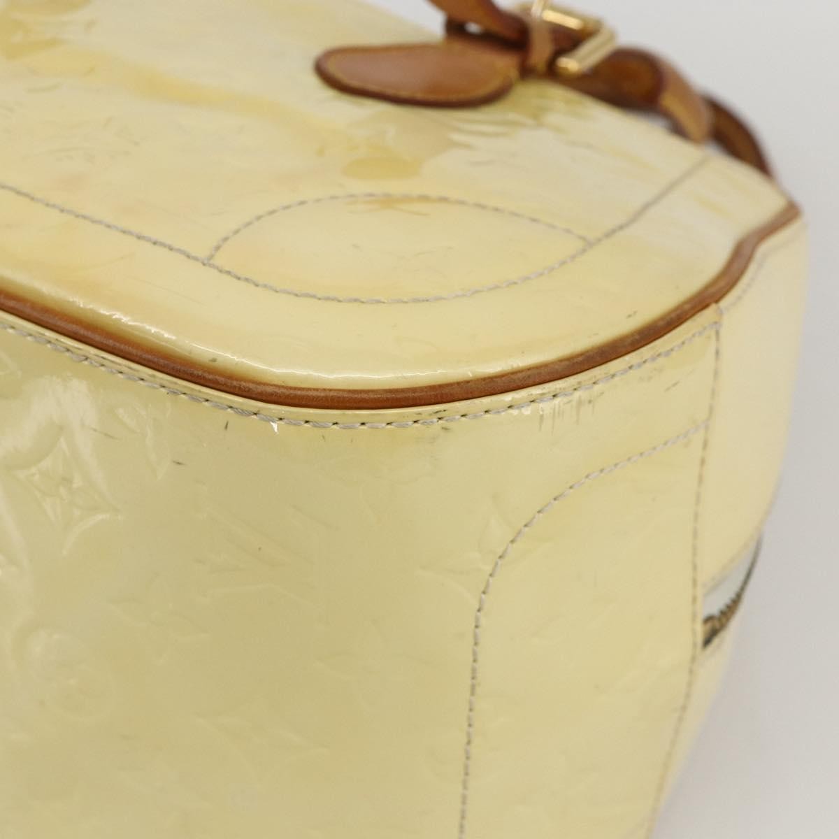 Louis Vuitton Summit Drive Monogram Vernis Yellow Patent_Leather Handbag (Pre-Owned)