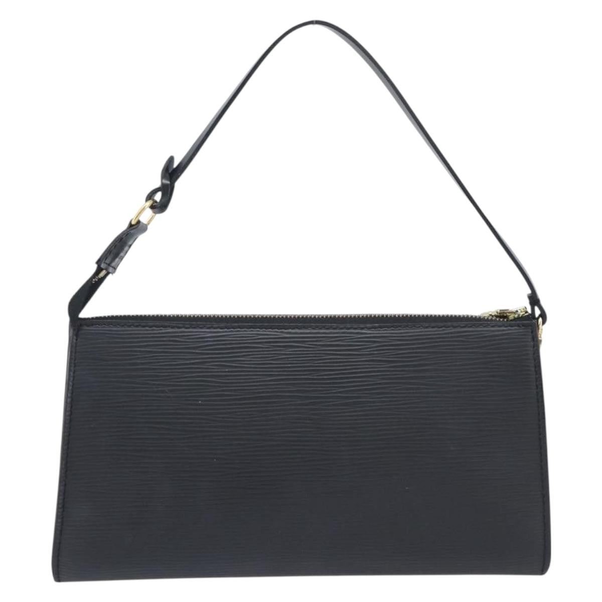 Louis Vuitton Pochette Accessoires Epi Leather Black Leather Clutche & Pouche Bag (Pre-Owned)