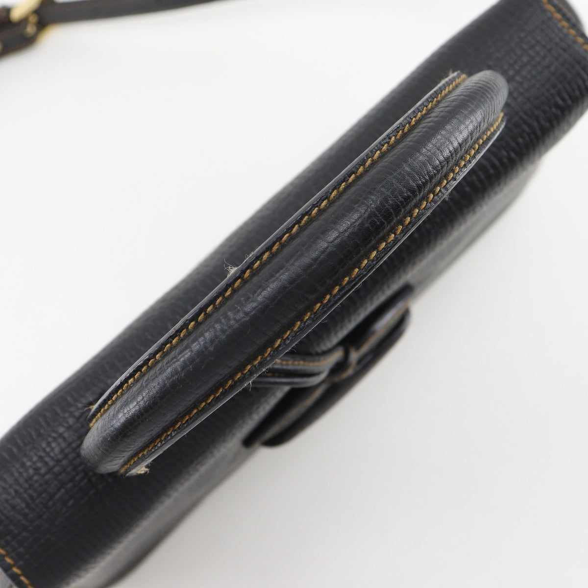 Loewe Barcelona Dome Top Handle Leather Black Leather Handbag (Pre-Owned)