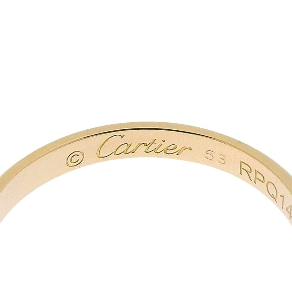 Cartier 1895 Wedding Band 18K Yellow Gold Gold Yellow_Gold Ring Jewelry (Pre-Owned)