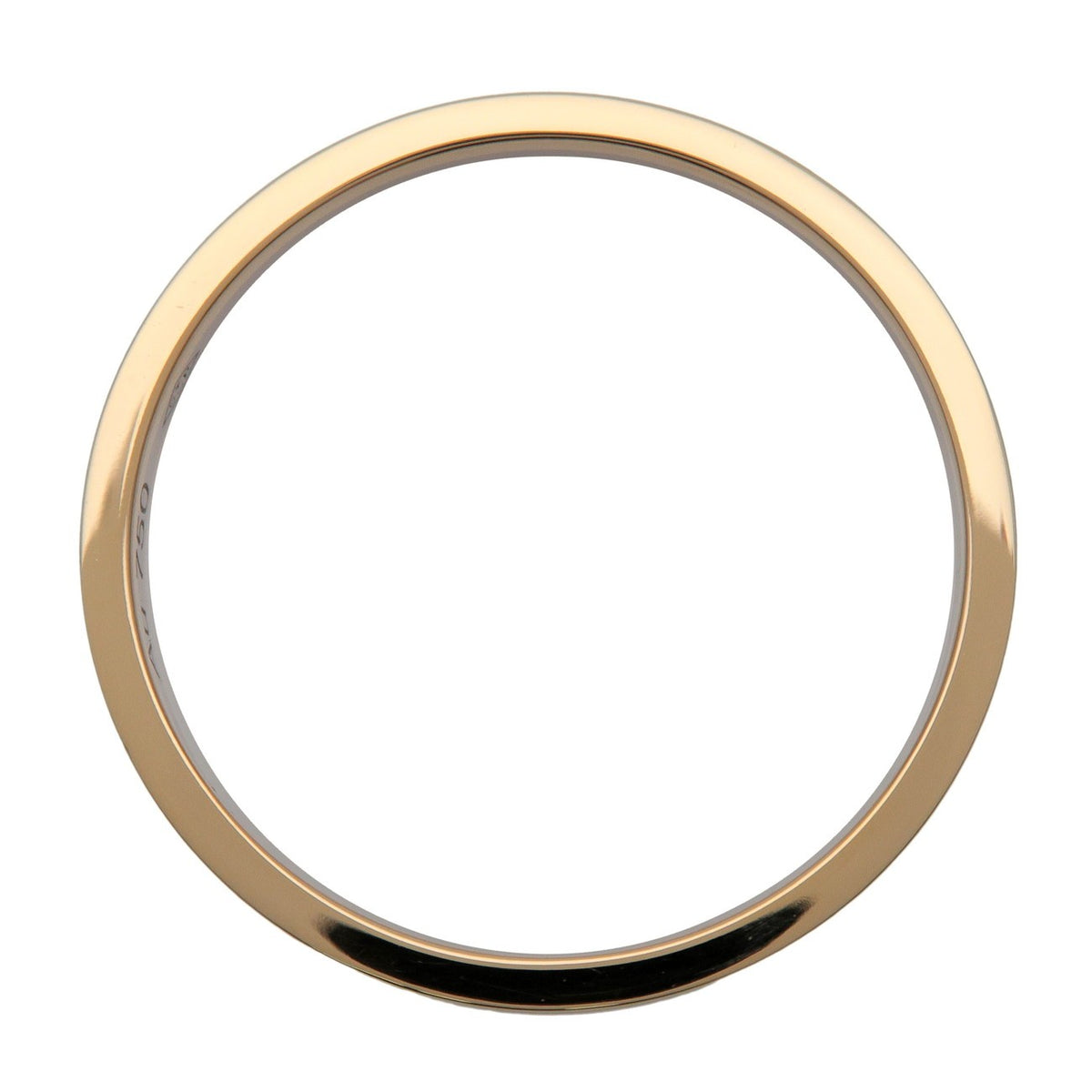 Cartier Vendome Louis Cartier Wedding Band 18K Tricolor Gold With Diamonds Multicolour Yellow_Gold Ring Jewelry (Pre-Owned)