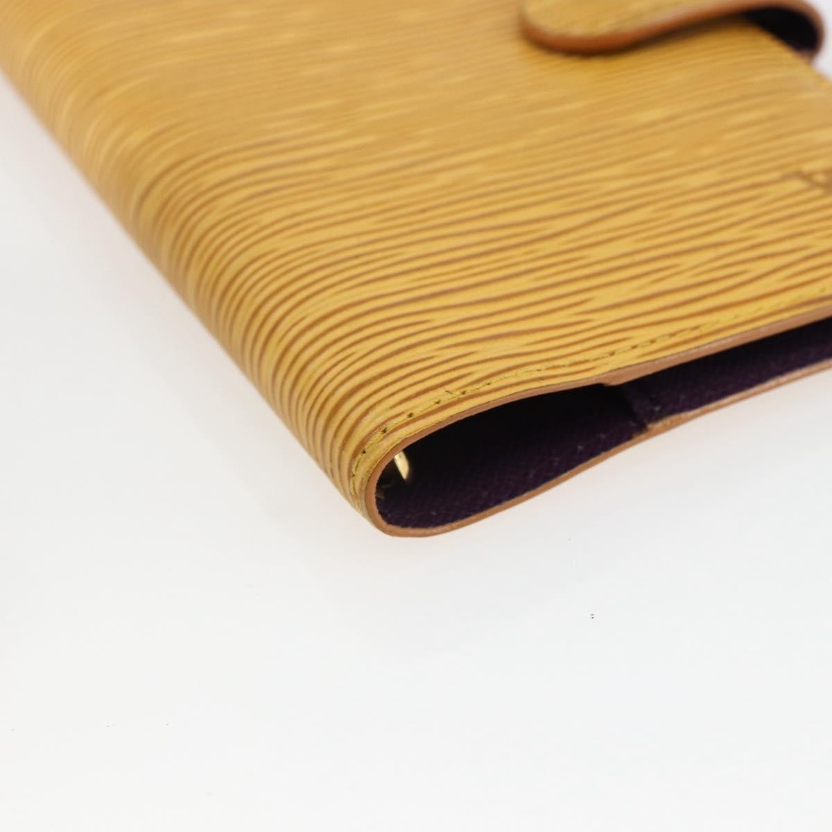 Louis Vuitton Agenda Cover Epi Leather Yellow Leather Wallets Accessory (Pre-Owned)