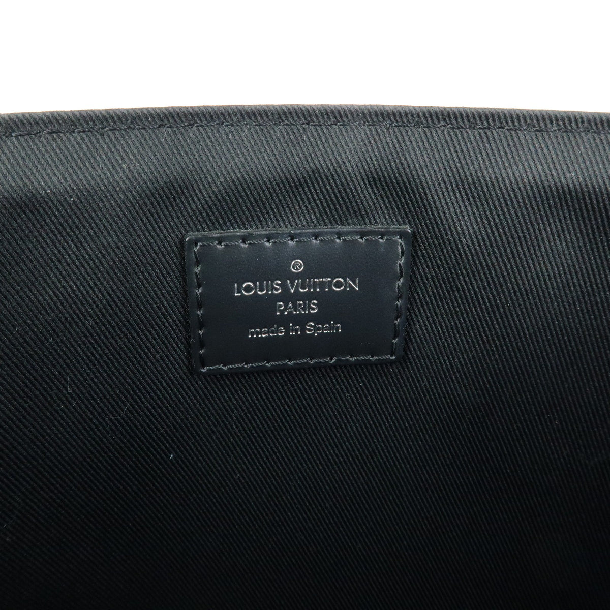 Louis Vuitton District Messenger Monogram Eclipse Canvas Gray Canvas Handbag (Pre-Owned)