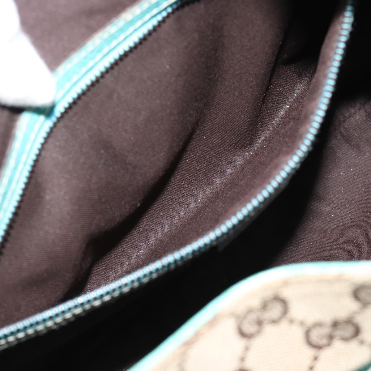 Gucci Jackie Canvas Brown Canvas Handbag (Pre-Owned)