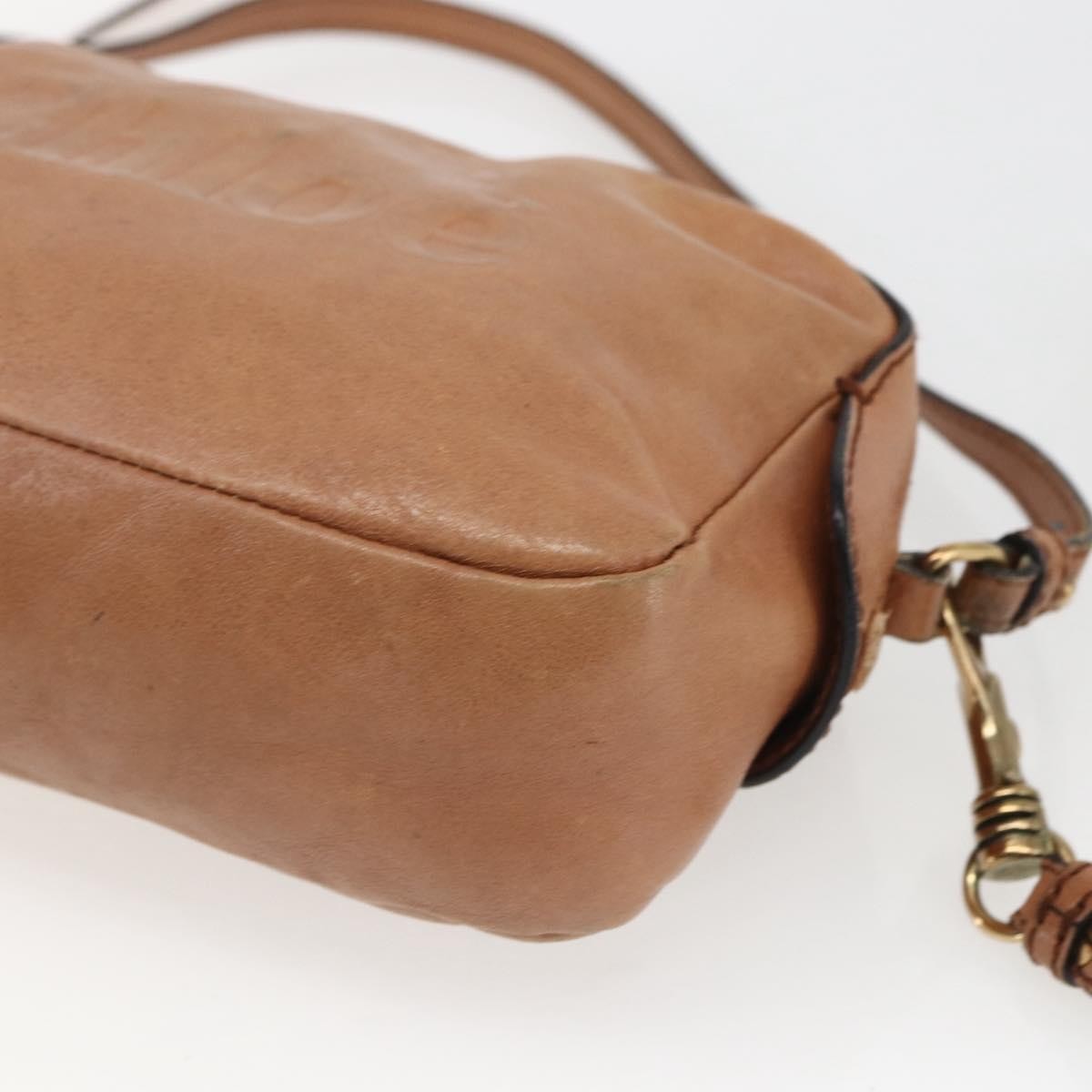 Chloe Vintage Leather Brown Leather Shoulder Bag Bag (Pre-Owned)