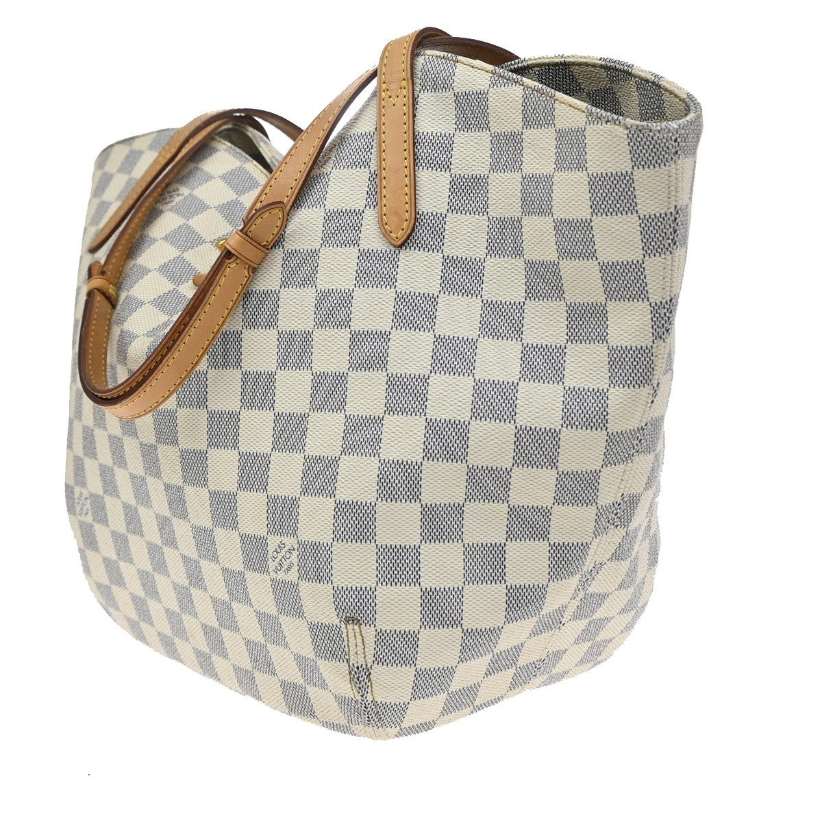 Louis Vuitton Salina Damier White Canvas Handbag (Pre-Owned)