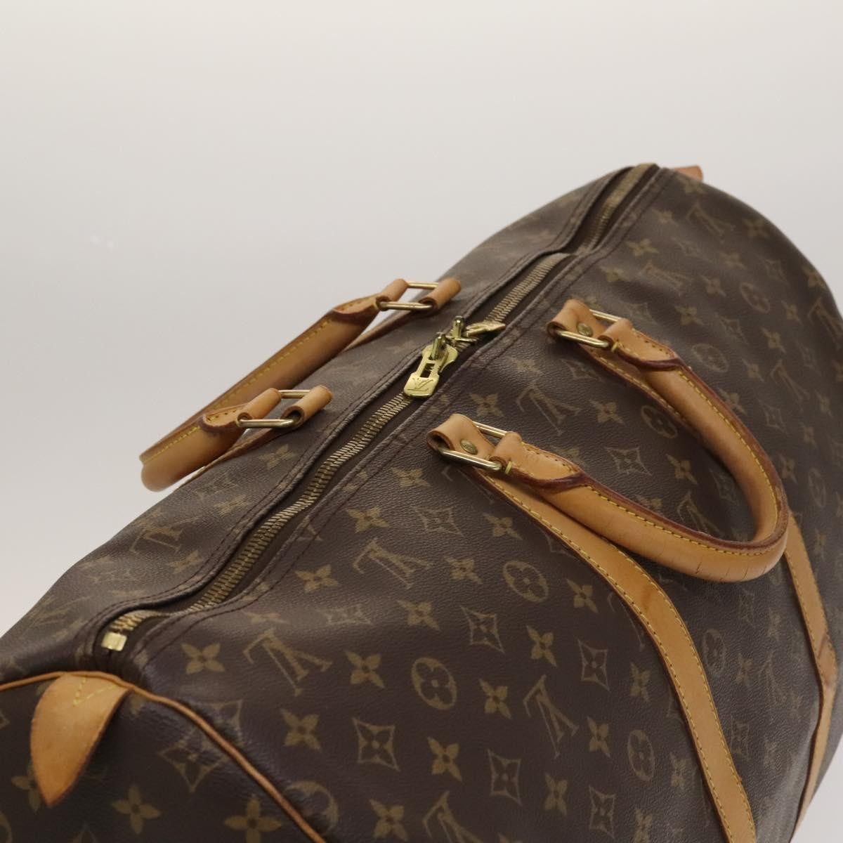 Louis Vuitton Keepall Monogram Canvas Brown Canvas Travel Bag Bag (Pre-Owned)