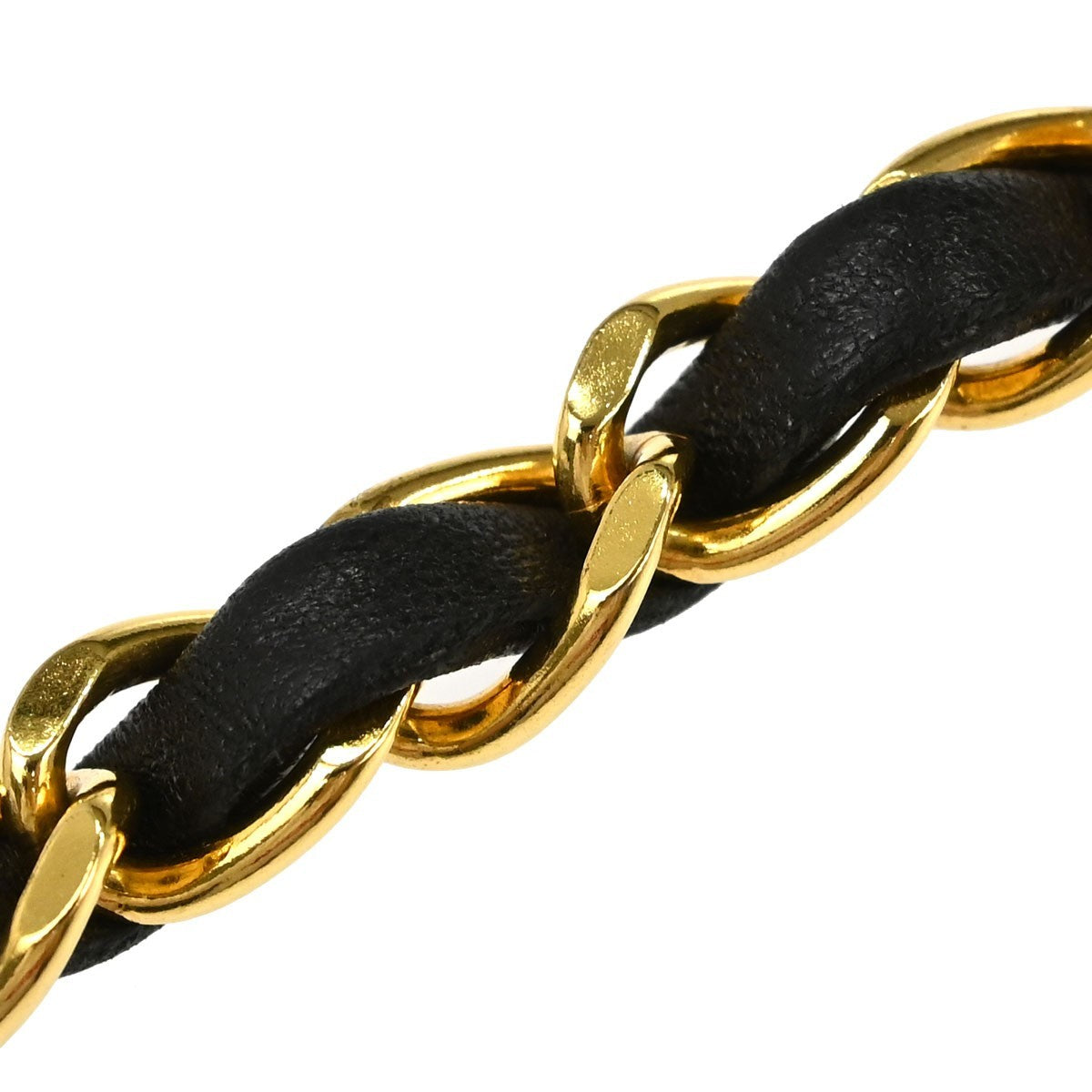 Chanel Vintage Full Flap Quilted Lambskin Black Leather Shoulder Bag Bag (Pre-Owned)