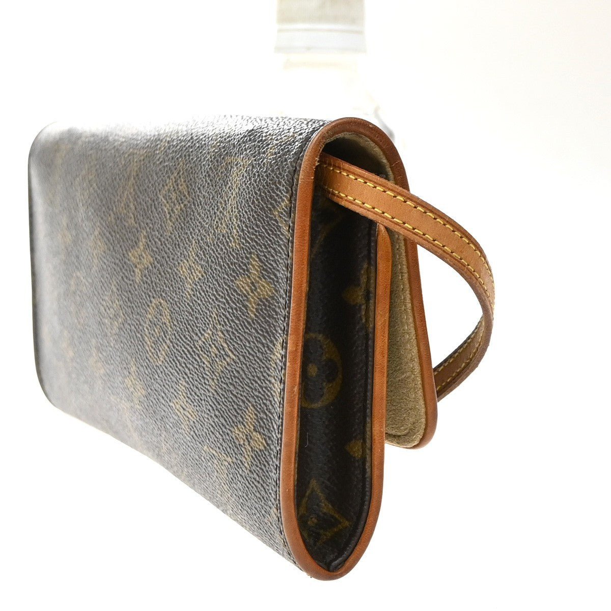 Louis Vuitton Twin Monogram Canvas Brown Canvas Clutche & Pouche Bag (Pre-Owned)