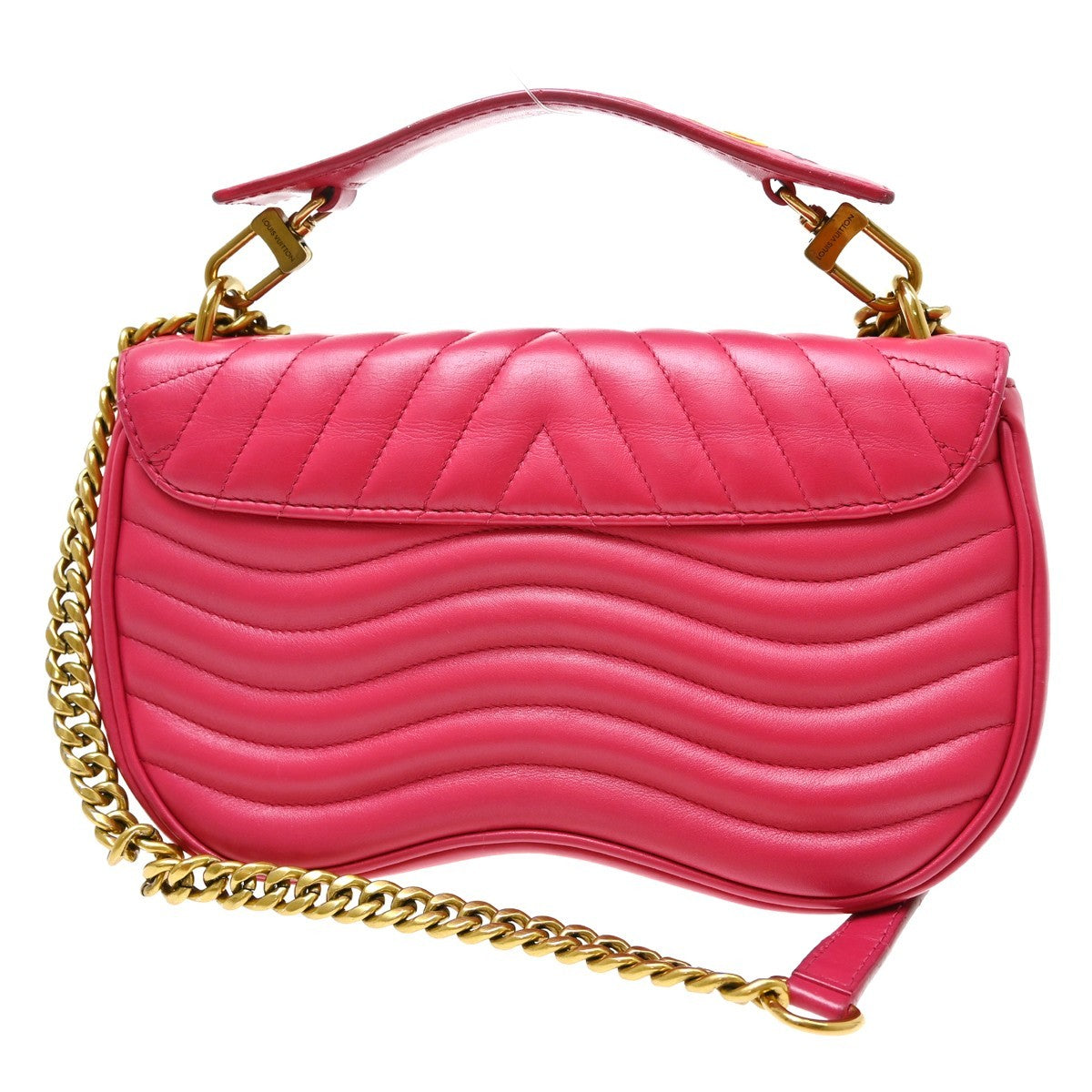 Louis Vuitton New Wave Quilted Leather Pink Leather Handbag (Pre-Owned)