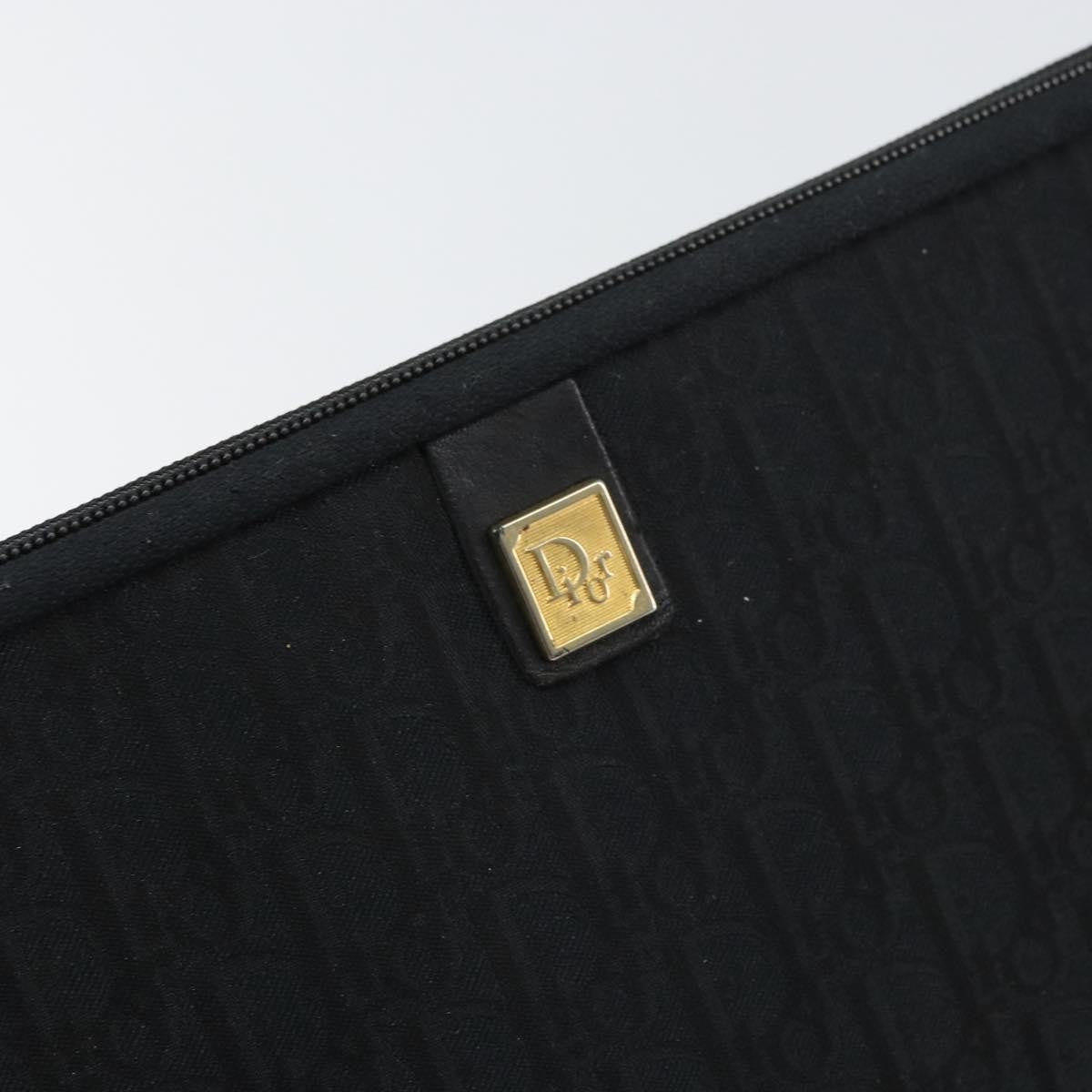 Christian Dior Trotter Canvas Black Canvas Clutche & Pouche Bag (Pre-Owned)