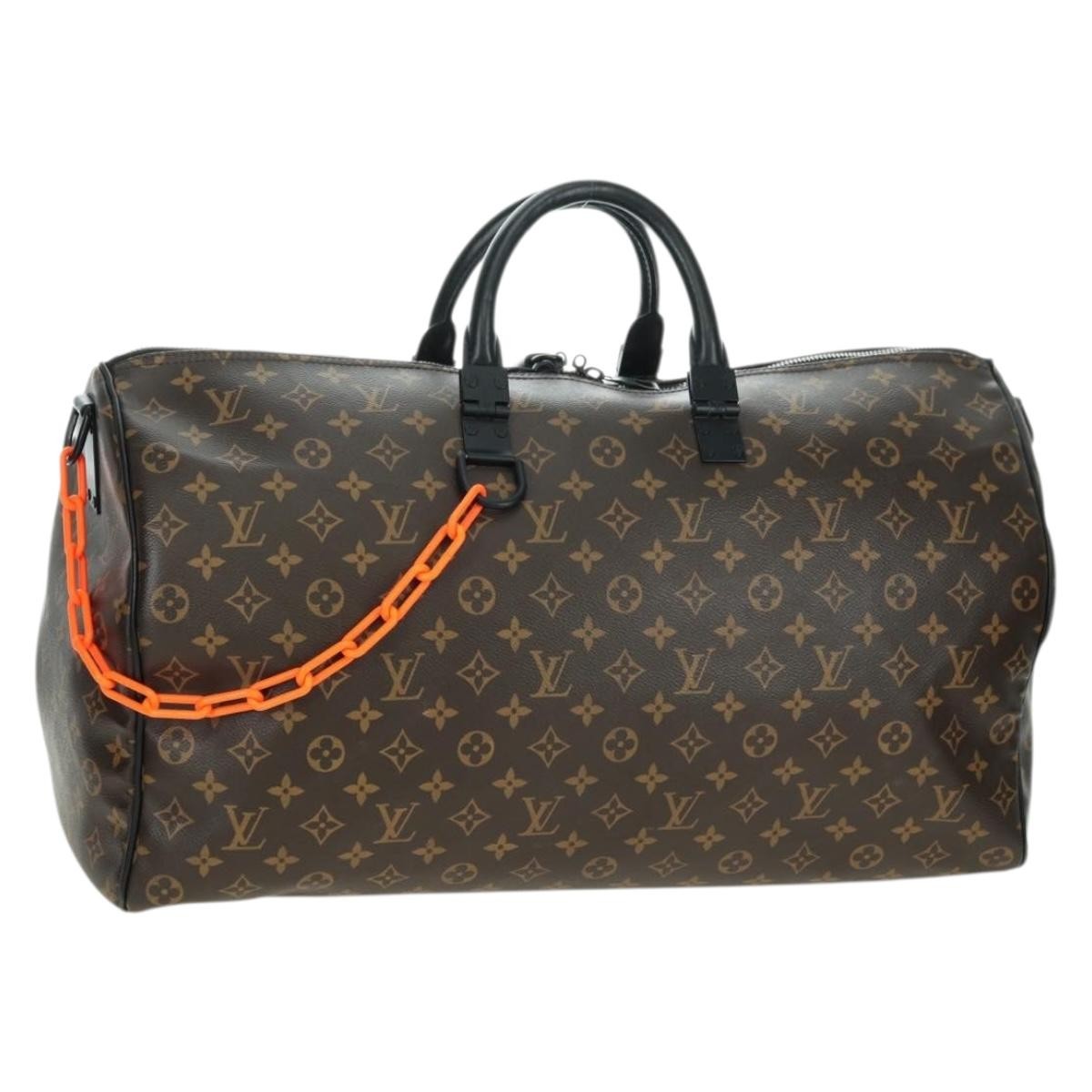 Louis Vuitton Solar Ray Keepall Bandouliere Monogram Canvas Brown Canvas Travel Bag Bag (Pre-Owned)
