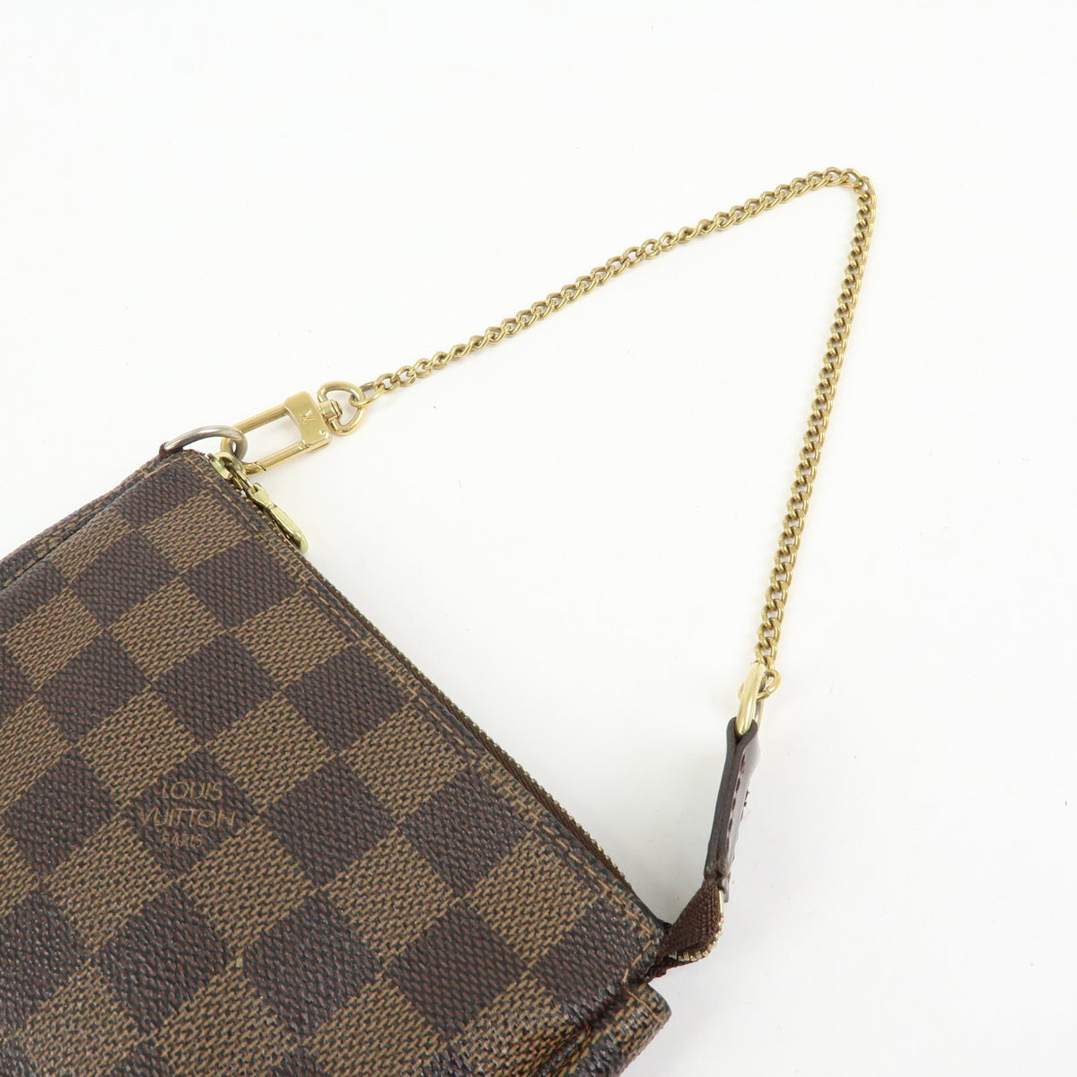 Louis Vuitton Pochette Accessoires Damier Brown Canvas Clutche & Pouche Bag (Pre-Owned)