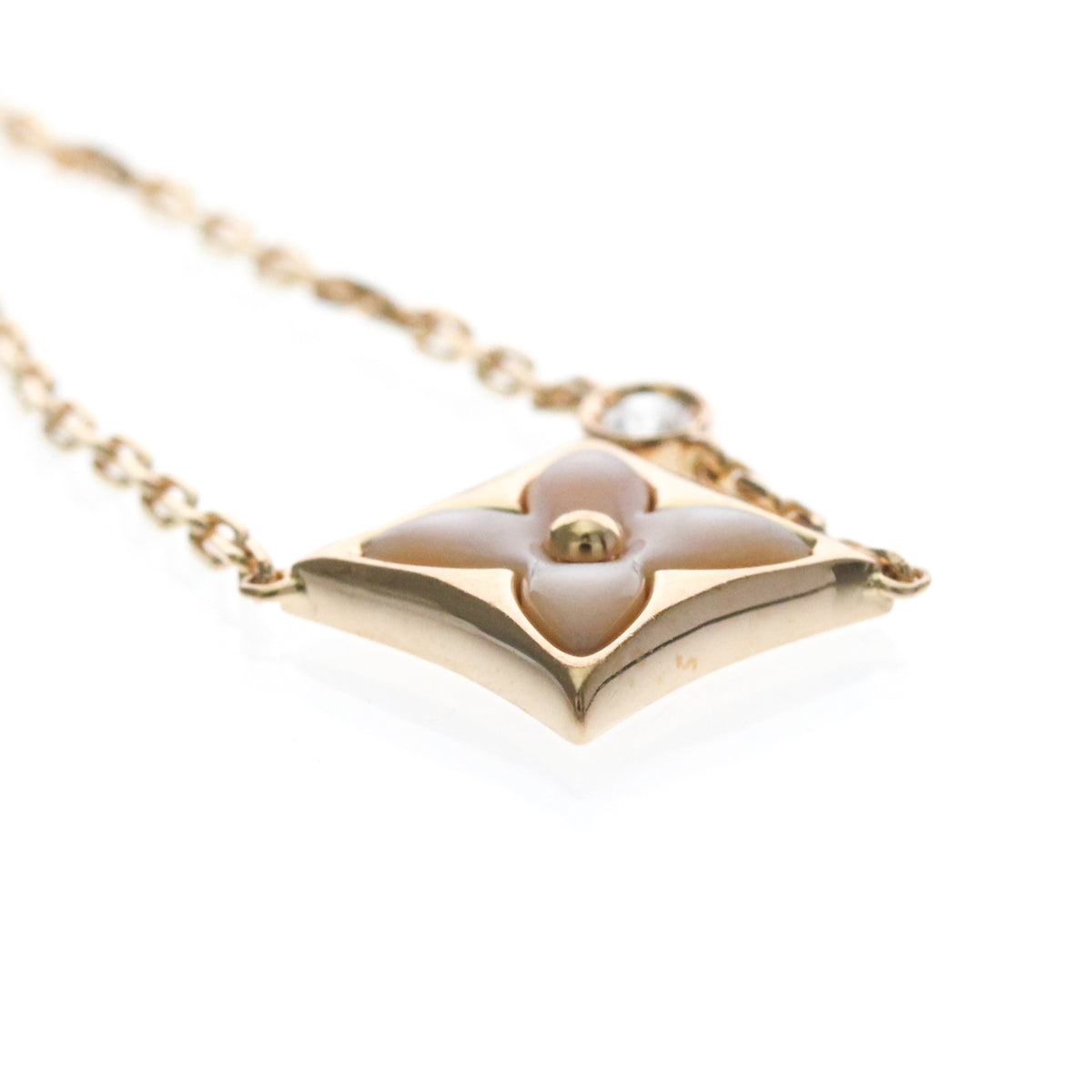 Louis Vuitton Color Blossom Bb Star 18K Rose Gold With Mother Of Pearl And Diamond Gold Pink_Gold Bracelet Jewelry (Pre-Owned)