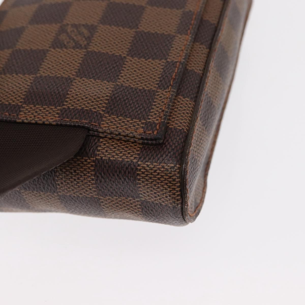 Louis Vuitton Geronimos Waist Damier Ebene Brown Canvas Clutche & Pouche Bag (Pre-Owned)