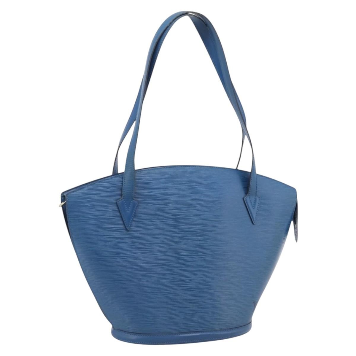 Louis Vuitton Saint Jacques Epi Leather Blue Leather Handbag (Pre-Owned)
