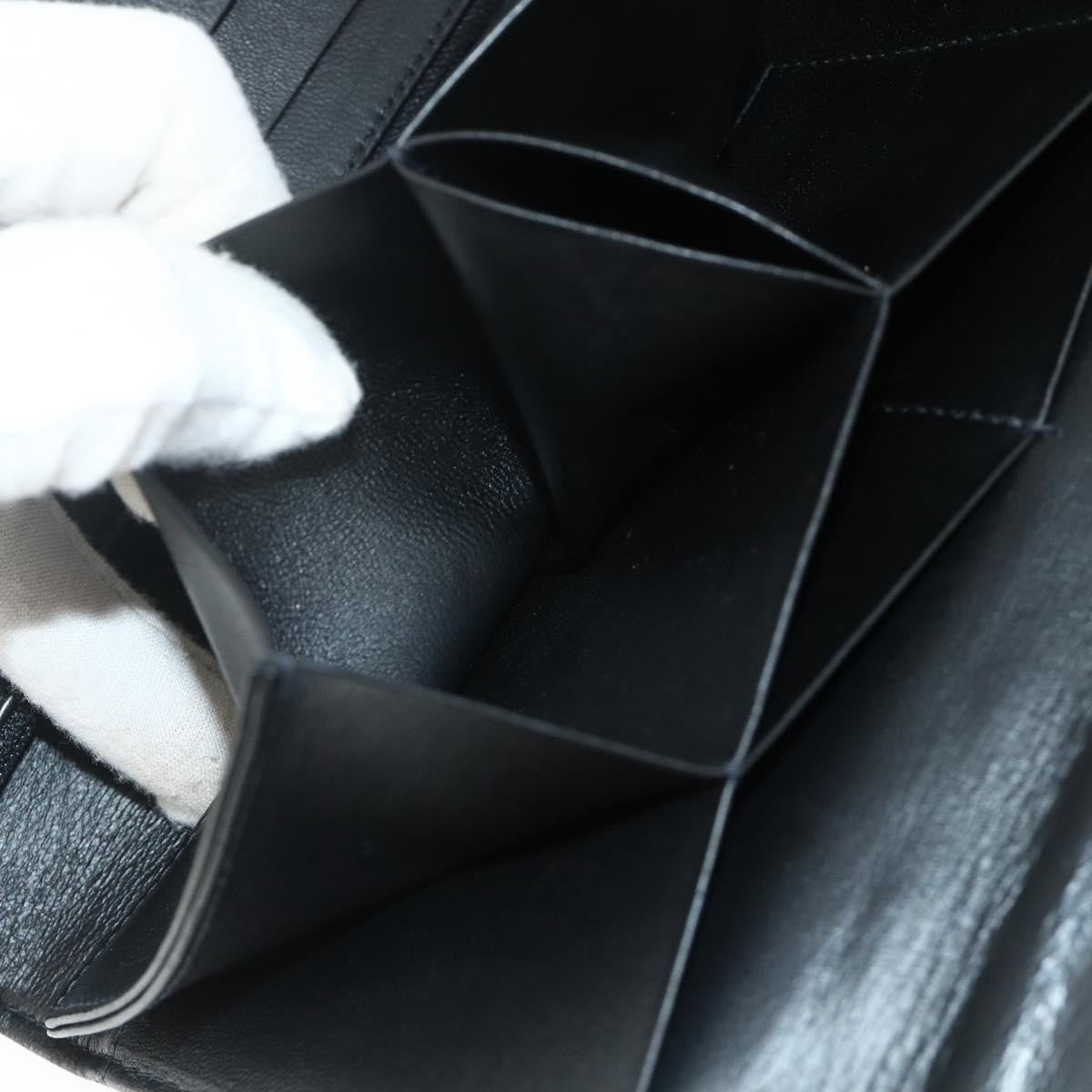 Chanel Flap Clutch Leather Black Leather Clutche & Pouche Bag (Pre-Owned)