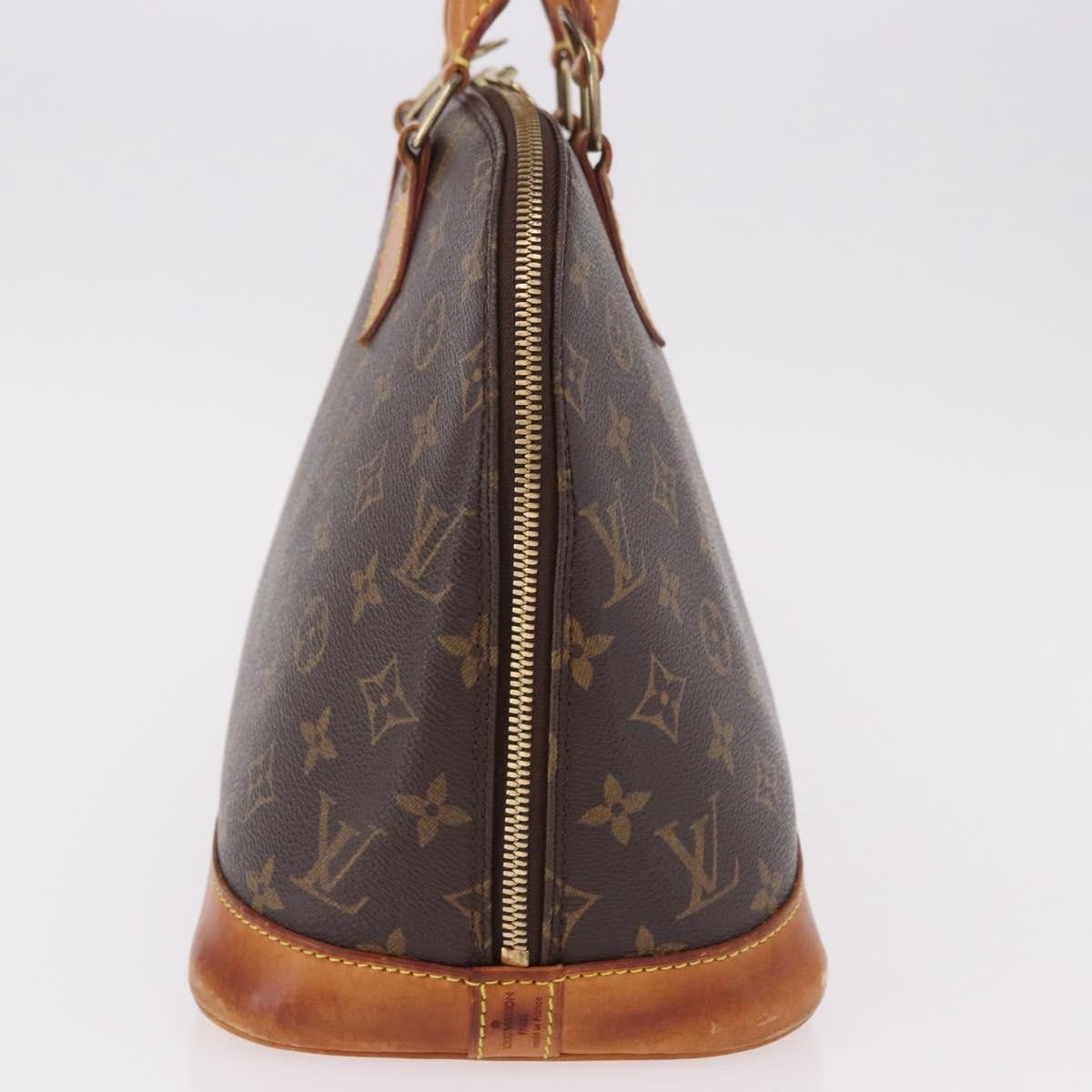 Louis Vuitton Vintage Alma Monogram Canvas Brown Canvas Handbag (Pre-Owned)