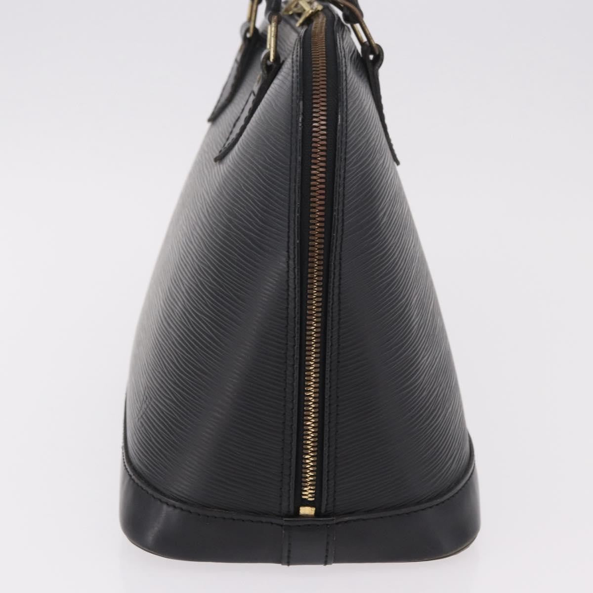 Louis Vuitton Alma Epi Leather Black Leather Handbag (Pre-Owned)