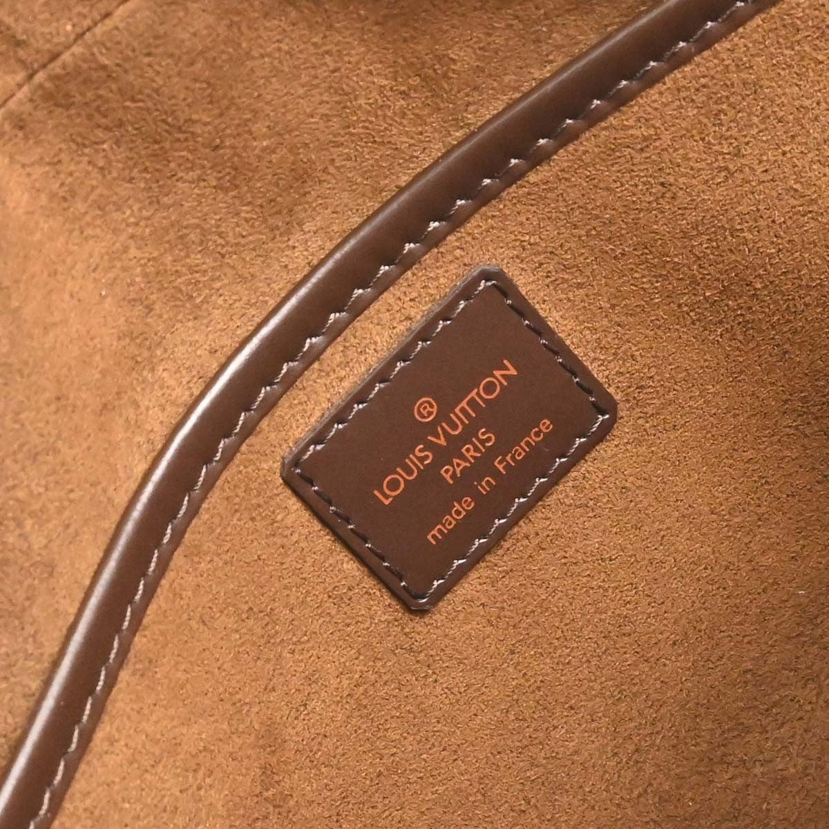 Louis Vuitton Pochette Saint Louis Damier Ebene Brown Canvas Clutche & Pouche Bag (Pre-Owned)