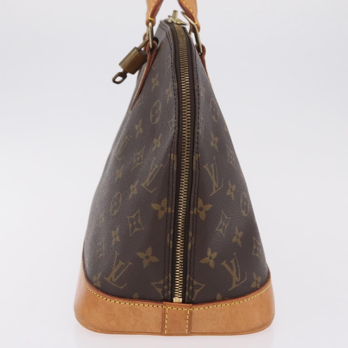 Louis Vuitton Alma Monogram Canvas Brown Canvas Handbag (Pre-Owned)