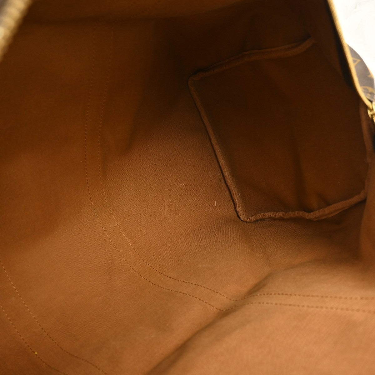 Louis Vuitton Keepall Monogram Canvas Brown Canvas Travel Bag Bag (Pre-Owned)