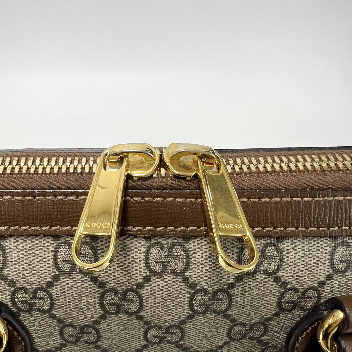 Gucci Horsebit 1955 Gg Coated Canvas With Leather Brown Other Shoulder Bag Bag (Pre-Owned)