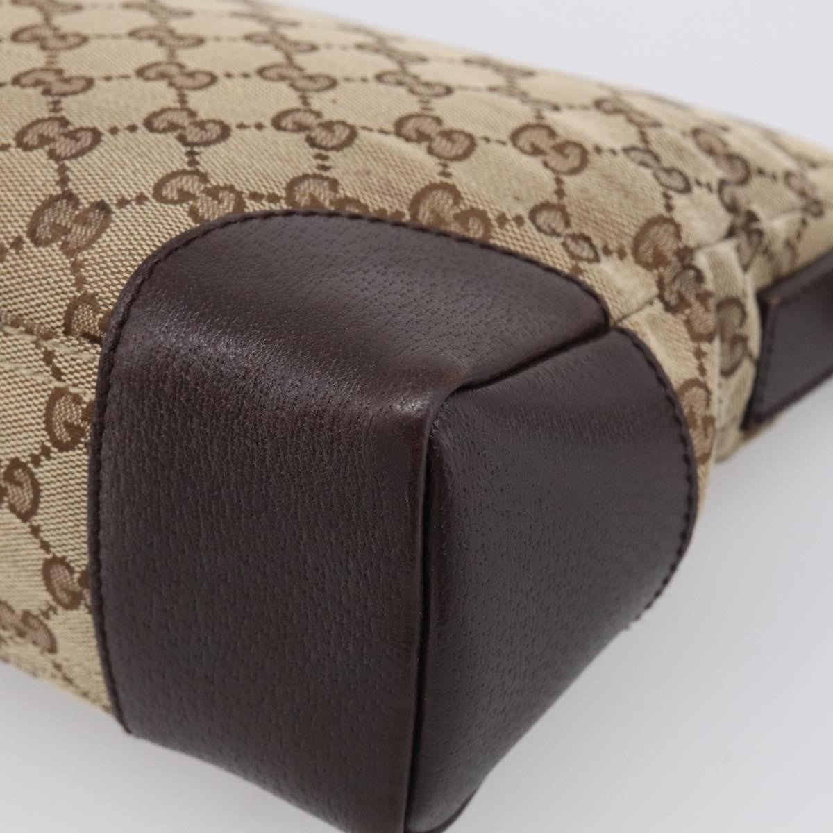 Gucci Joy Messenger Gg Canvas Brown Canvas Handbag (Pre-Owned)