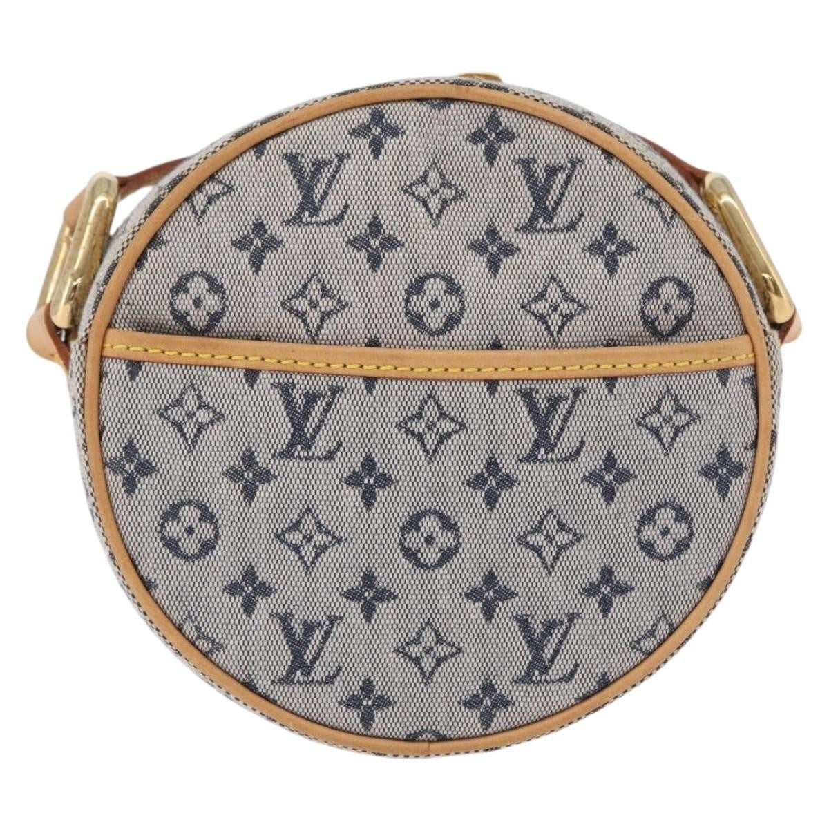 Louis Vuitton Jeanne Mini Lin Blue Canvas Crossbody Bag Bag (Pre-Owned)