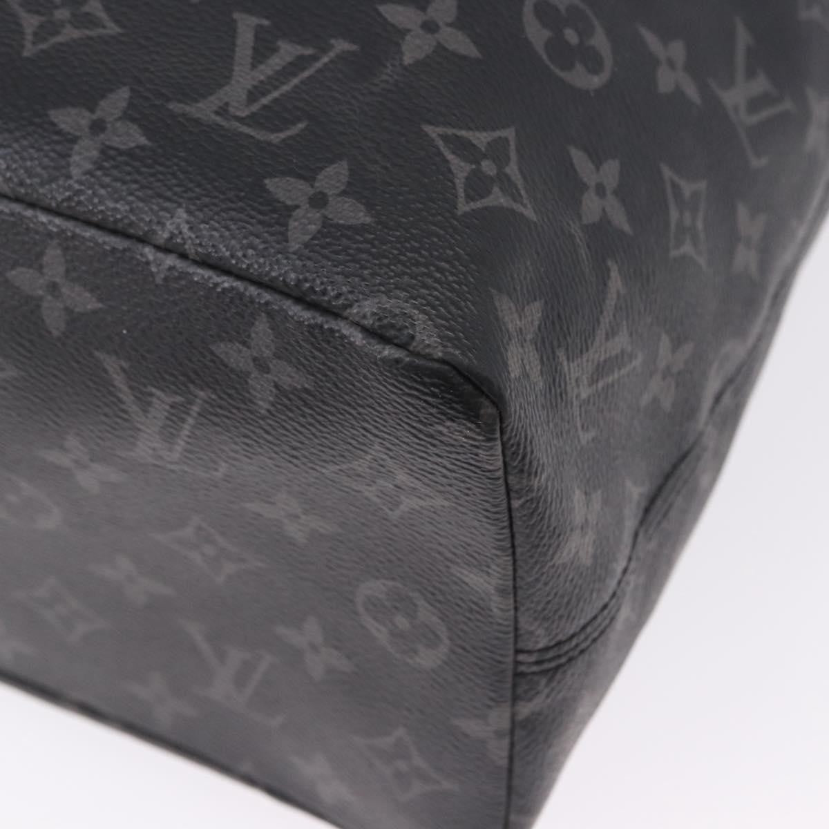 Louis Vuitton Cabas Light Drawstring Monogram Eclipse Canvas Black Canvas Tote Bag Bag (Pre-Owned)