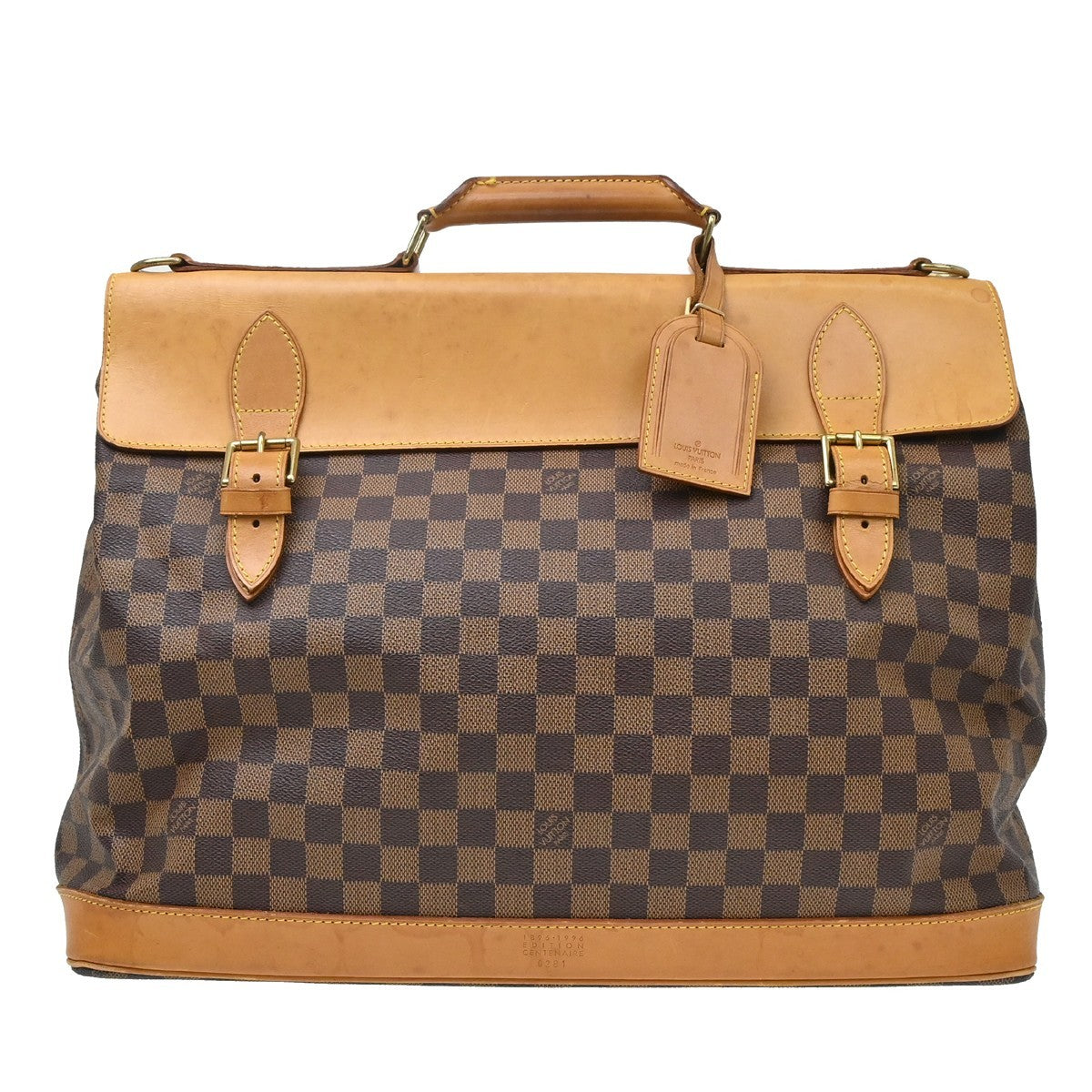 Louis Vuitton West End Centenaire Damier Brown Canvas Travel Bag Bag (Pre-Owned)