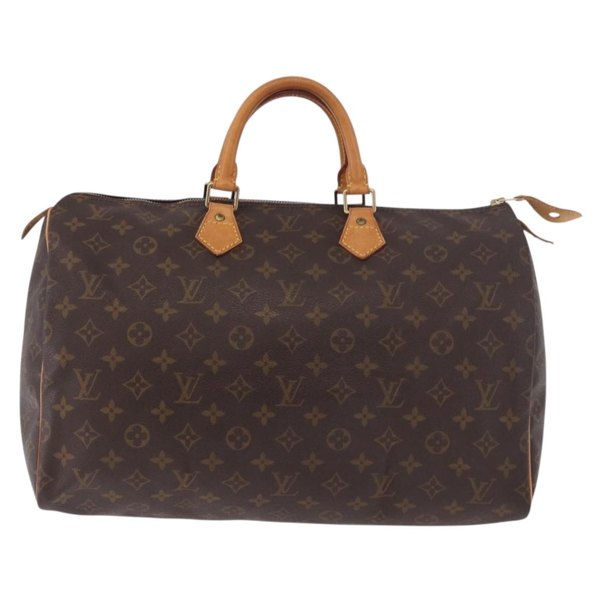 Louis Vuitton Speedy Monogram Canvas Brown Canvas Handbag (Pre-Owned)