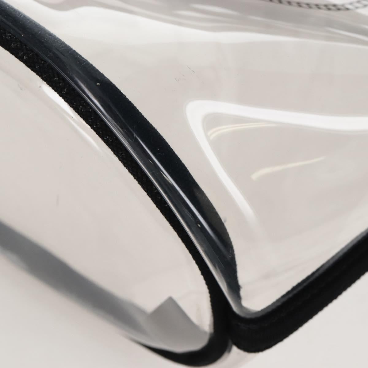 Prada Logo Pvc Transparent Plastic Tote Bag Bag (Pre-Owned)