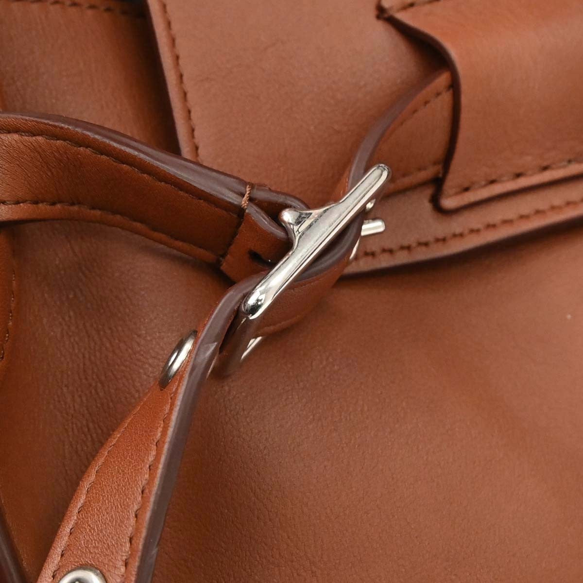 Celine Big Smooth Leather Brown Leather Handbag (Pre-Owned)