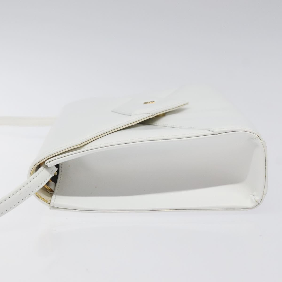Givenchy Vintage 4G Leather White Leather Shoulder Bag Bag (Pre-Owned)