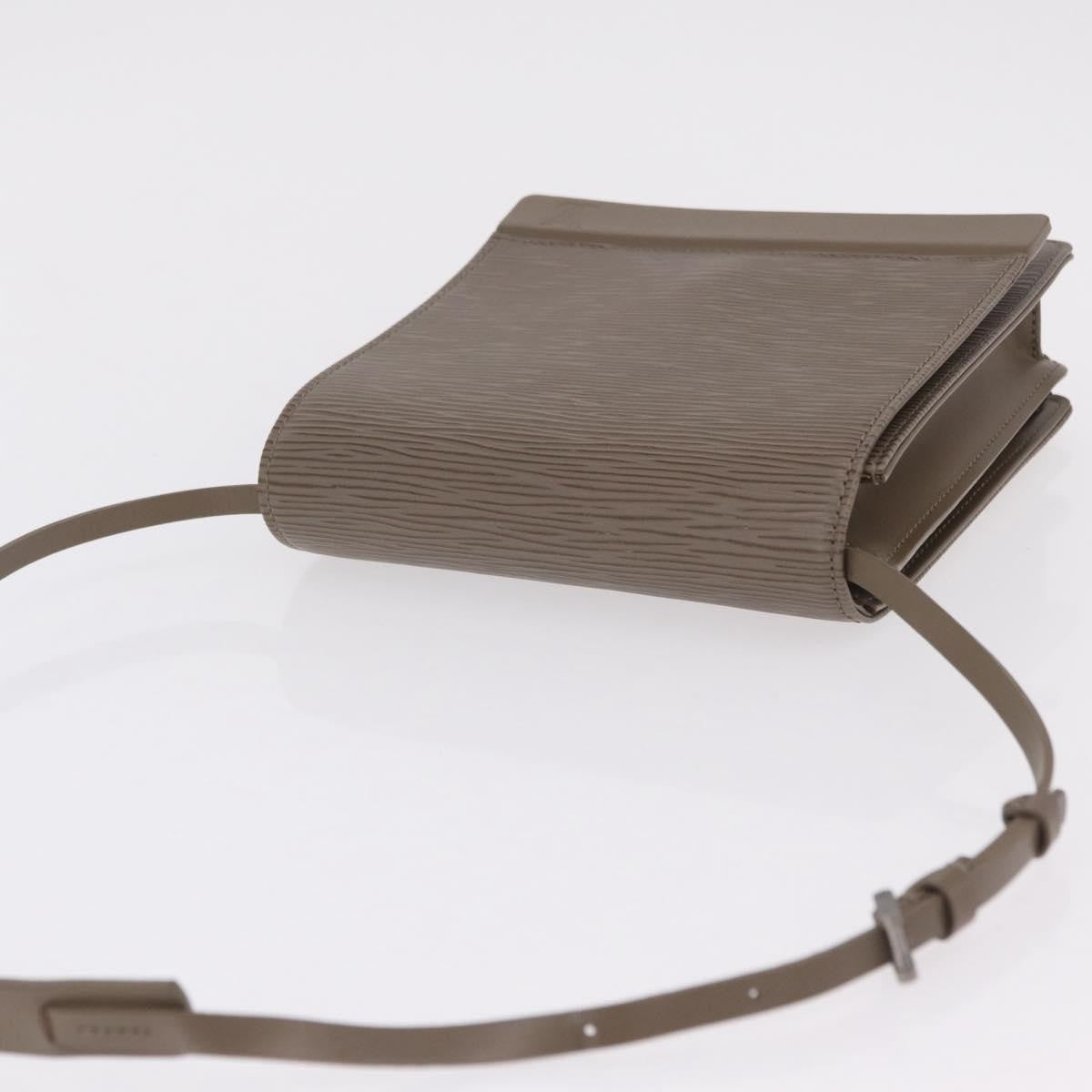 Louis Vuitton Biarritz Epi Leather Brown Leather Shoulder Bag Bag (Pre-Owned)