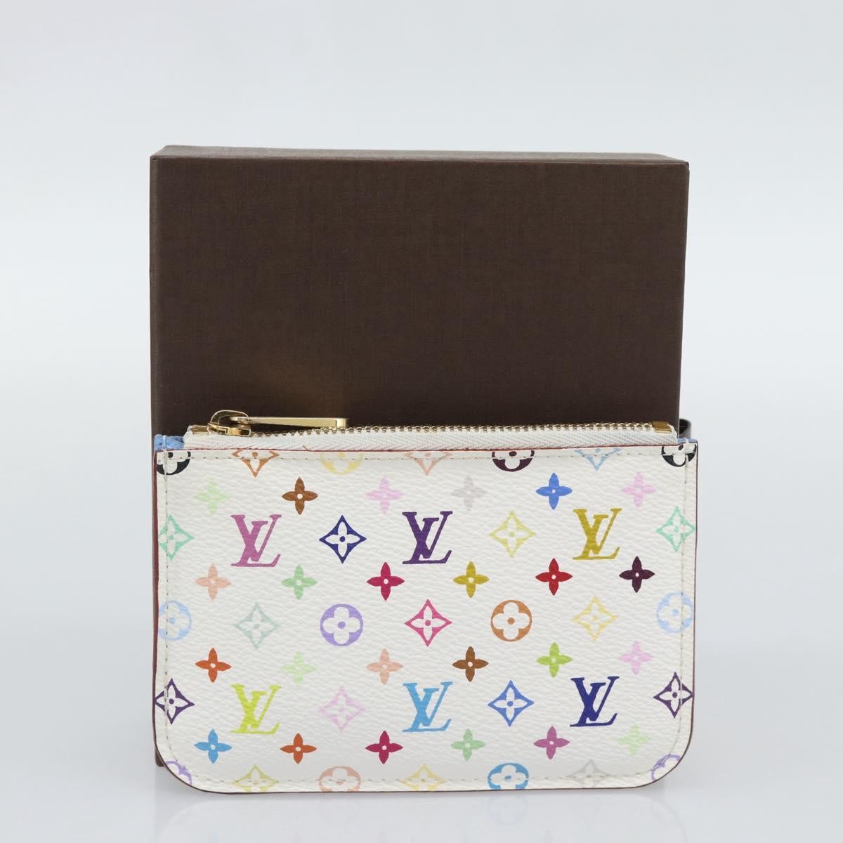 Louis Vuitton Key Pouch Nm Monogram Multicolor Multicolour Canvas Clutche & Pouche Bag (Pre-Owned)